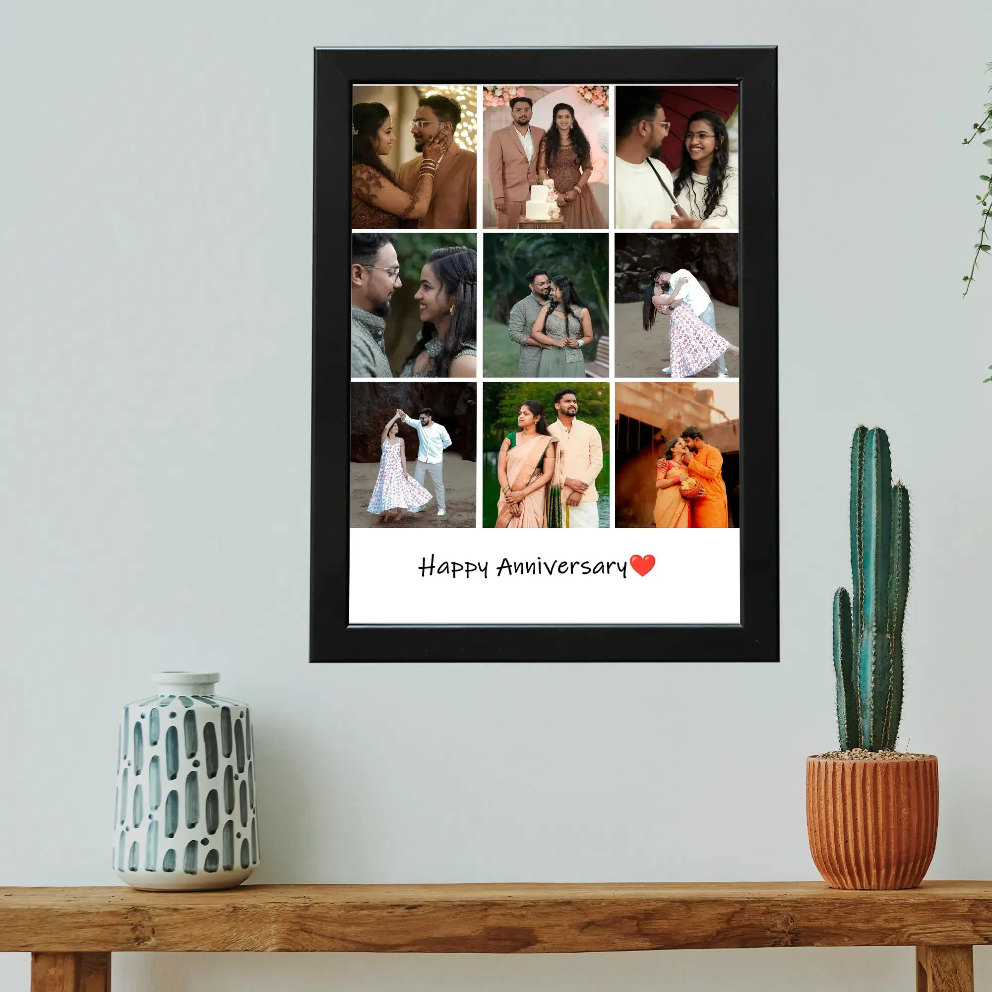 Anniversary Collage Frame with Custom Text - Image 6