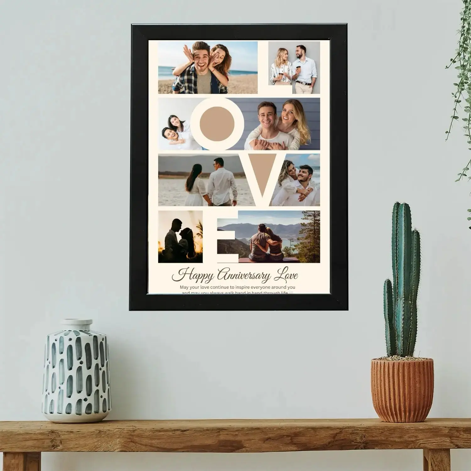 Anniversary Collage Frame - with Text - Image 1