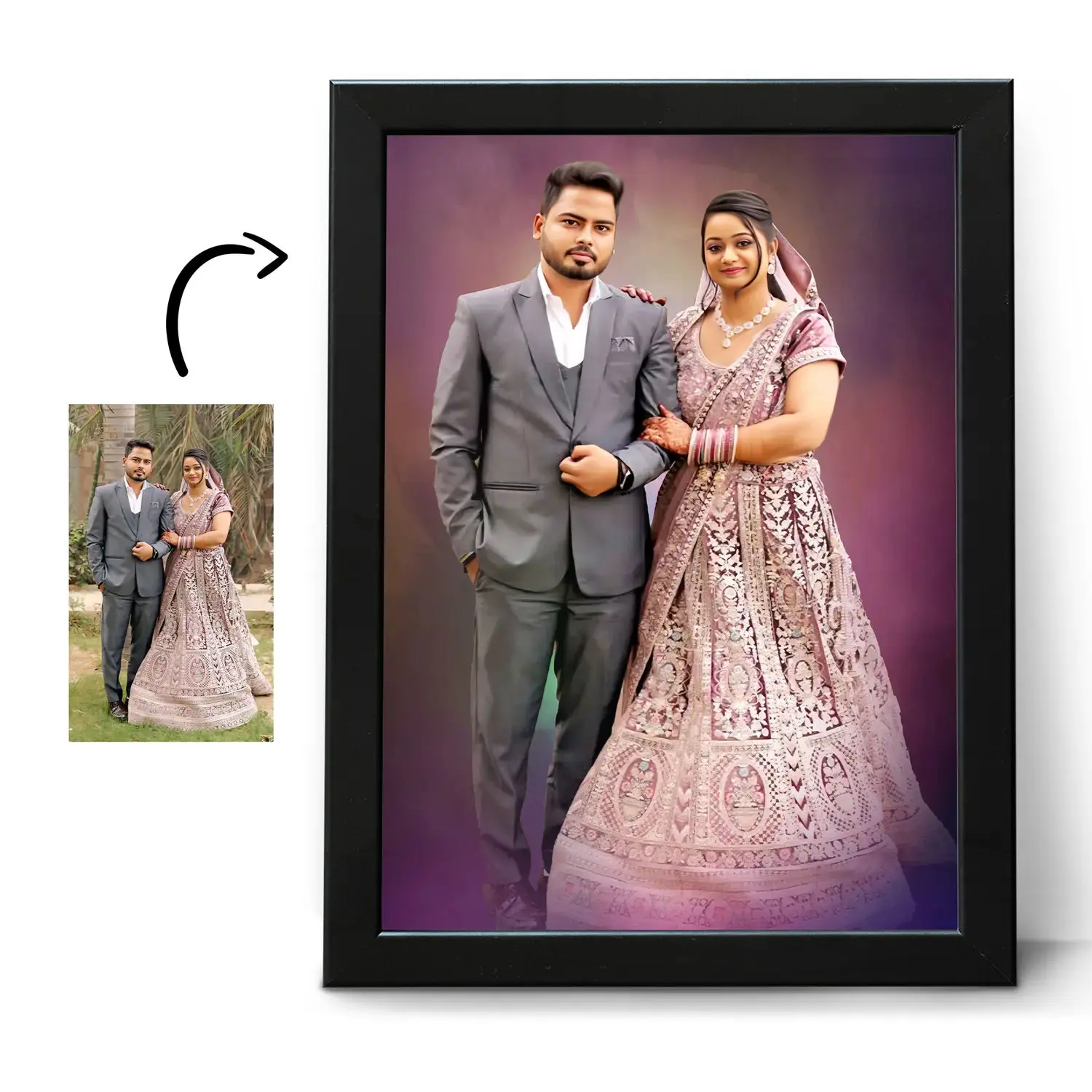 Digital Oil Painting Frame